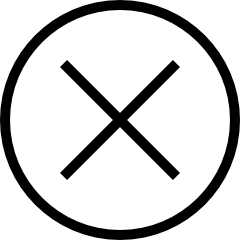 A black and white picture of an x in the middle